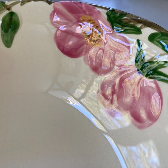 Franciscan Desert Rose Serving Bowl Vegetables 9"diameter 4" H Vintage - Picture 3 of 8